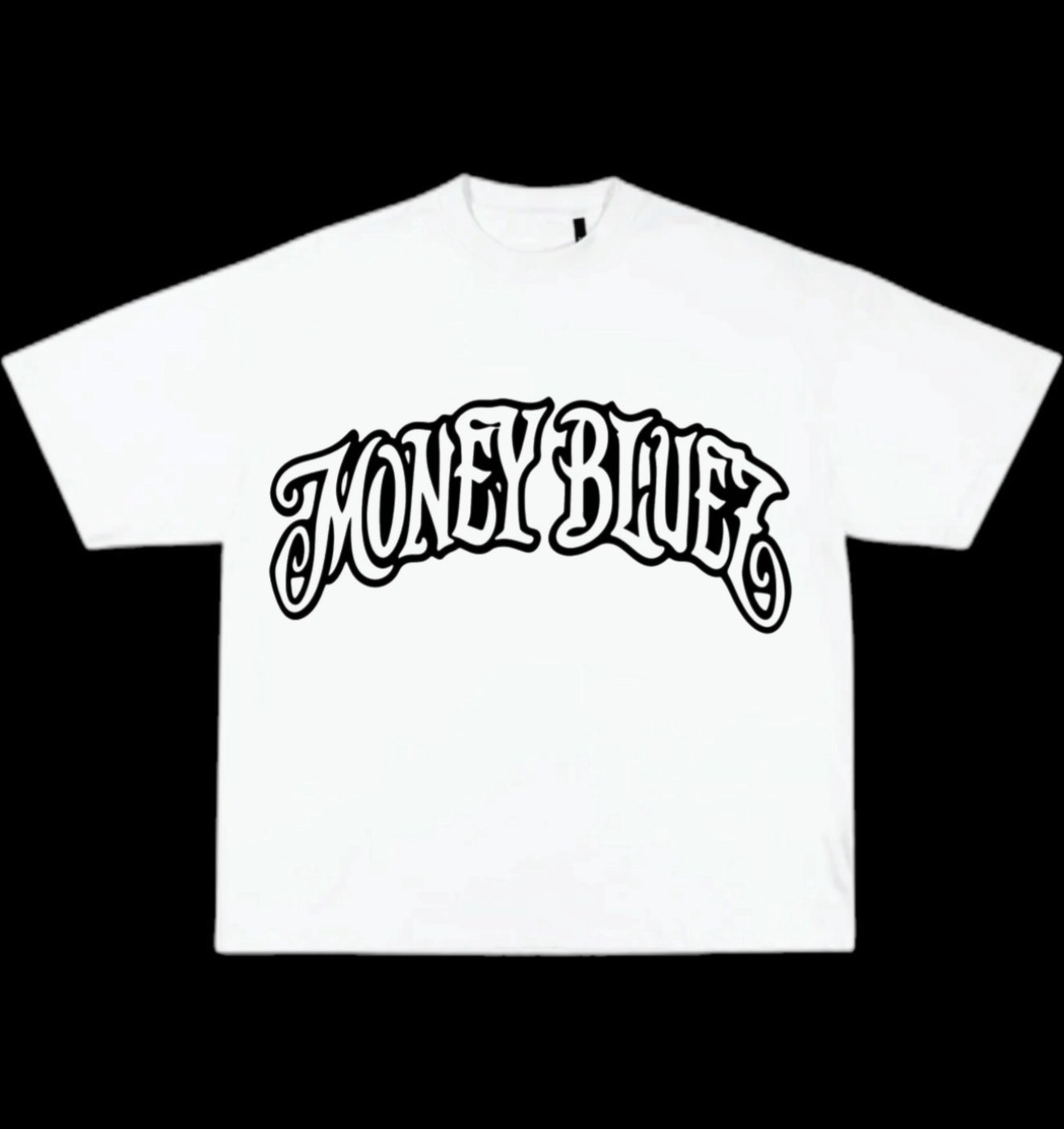 Joker Tee, front MoneyBluez print